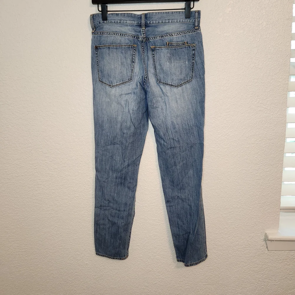 J.Crew distressed girlfriend or ankle straight leg jeans A1013 size 25